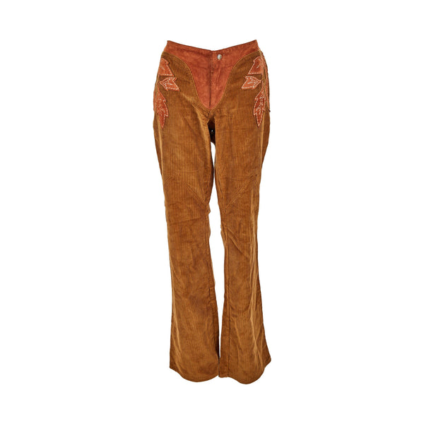 Dolce & Gabbana Brown Corduroy Pants