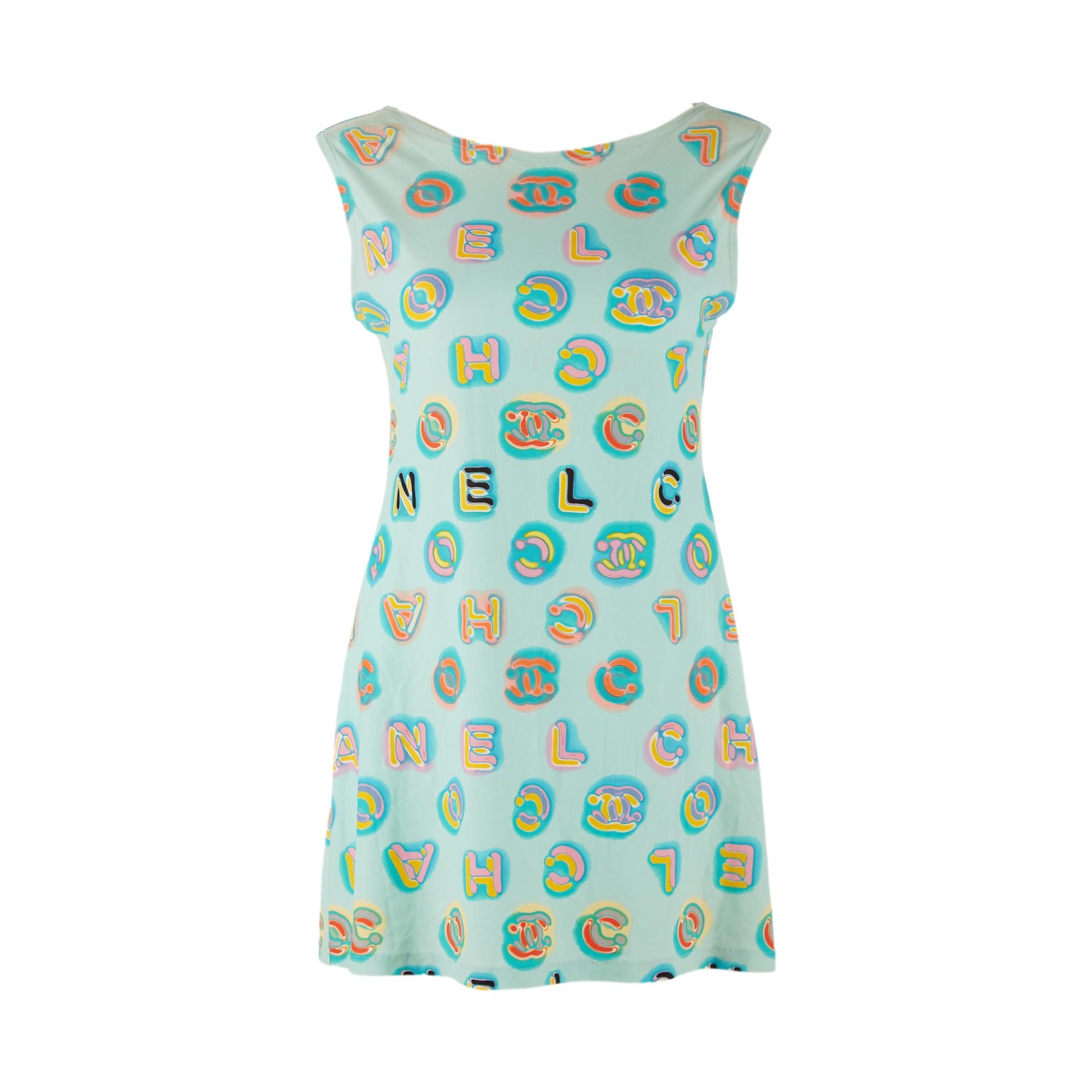 Chanel Blue Logo Dress – Treasures of NYC