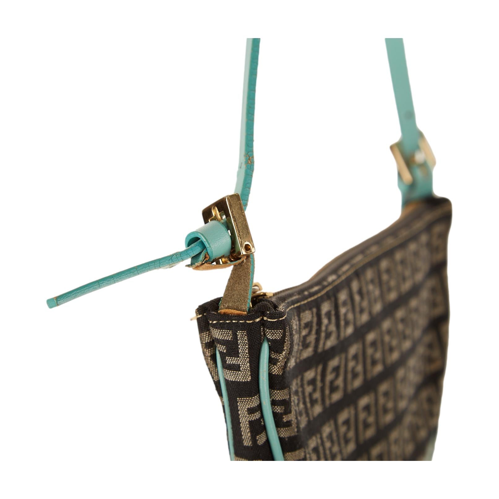 Fendi Black Logo Mini Shoulder Bag