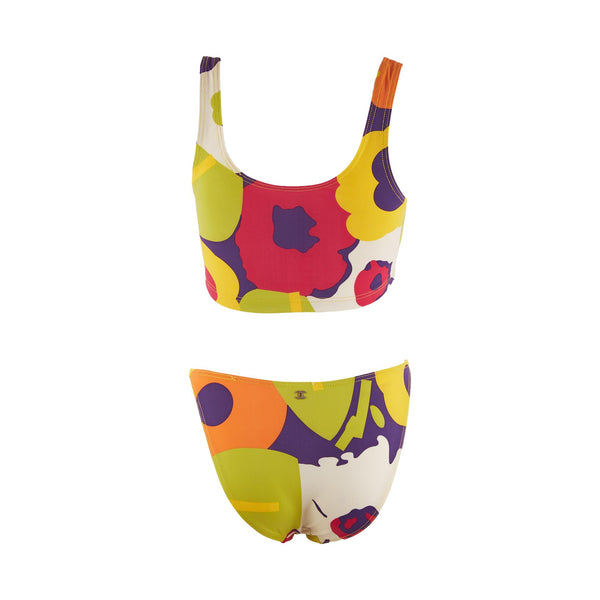 Chanel Multicolor Print Bikini