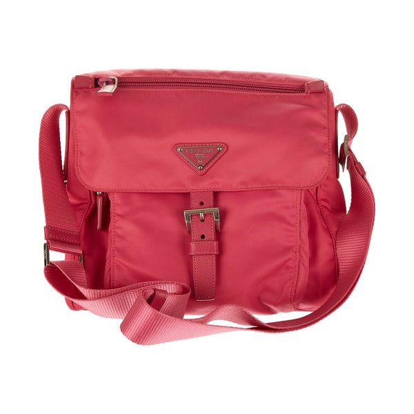 Prada Pink Nylon Shoulder Bag