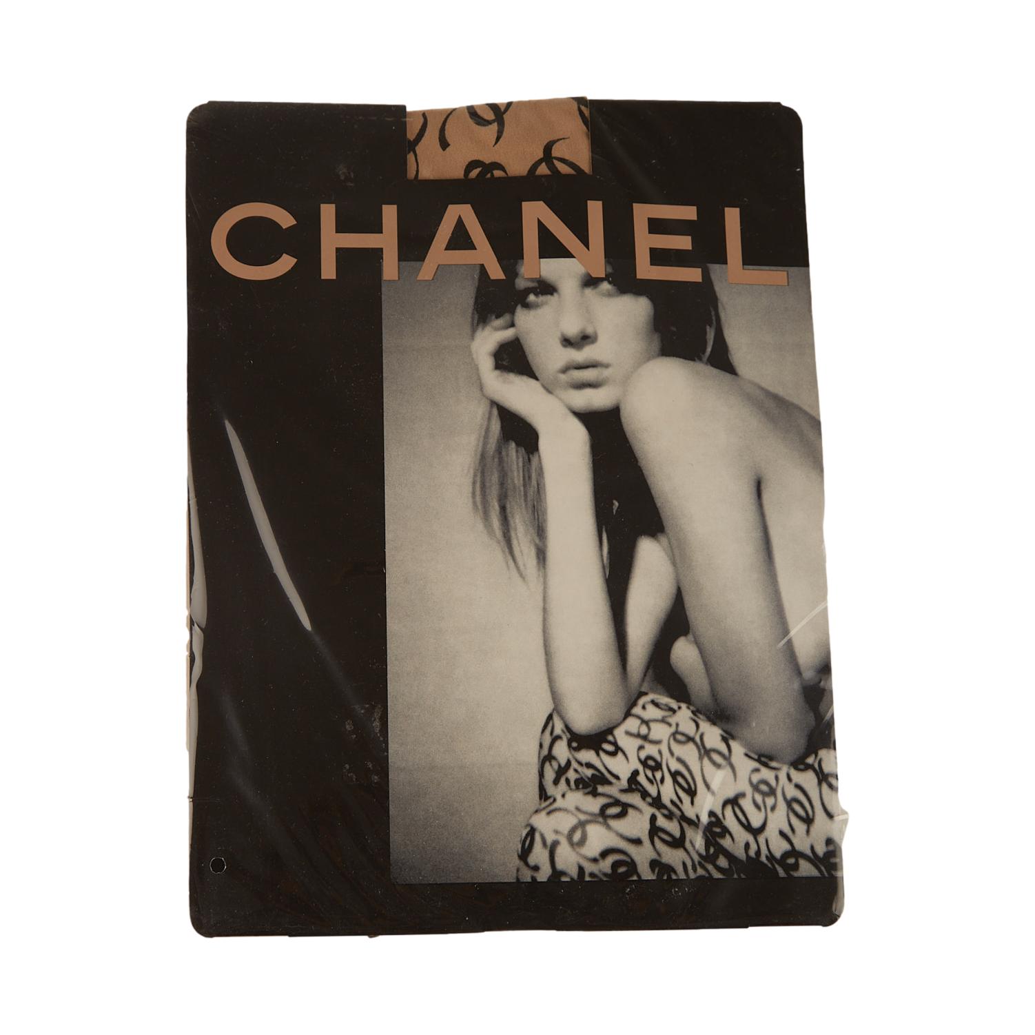 Chanel Nude Logo Tights