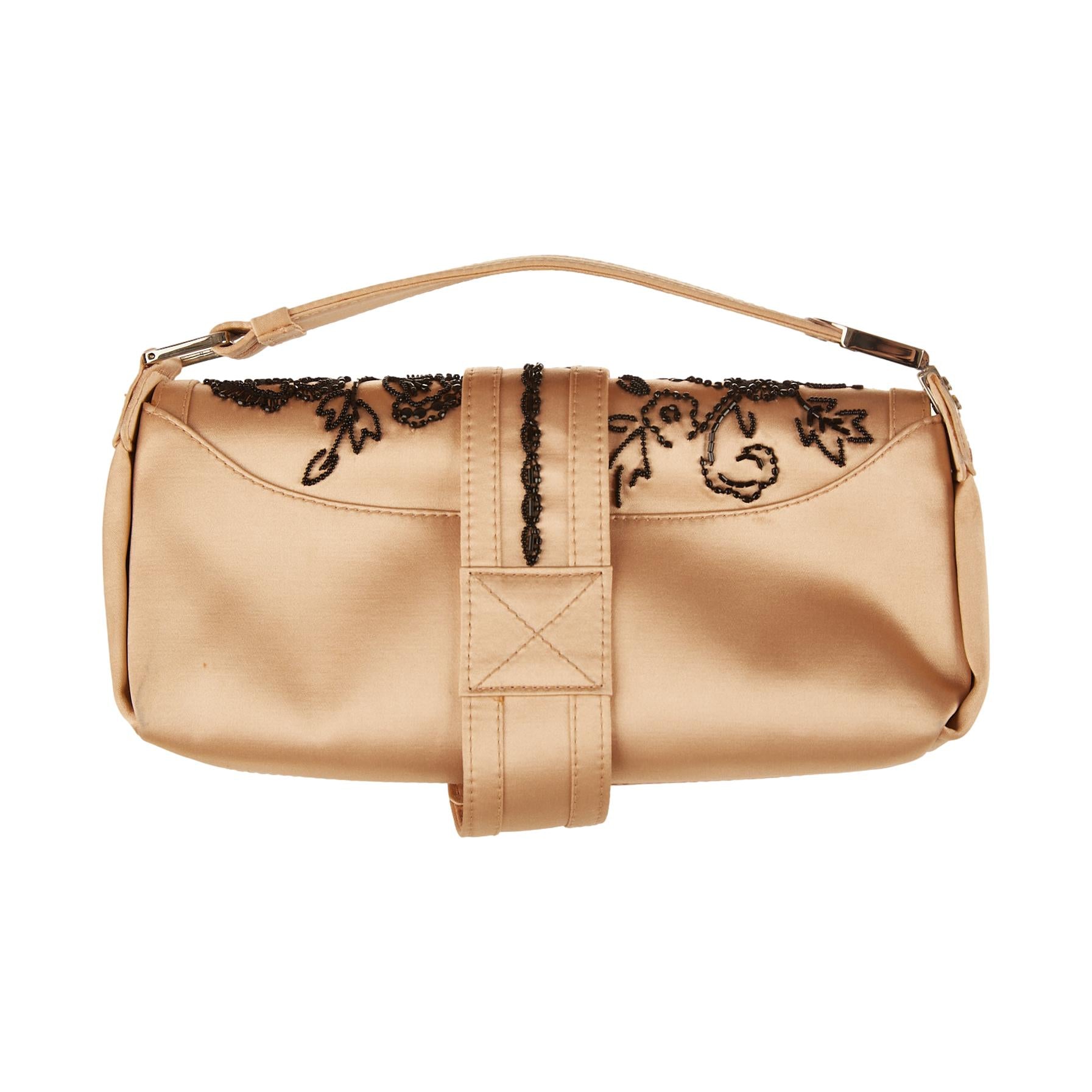 Dior Nude Beaded Top Handle Bag
