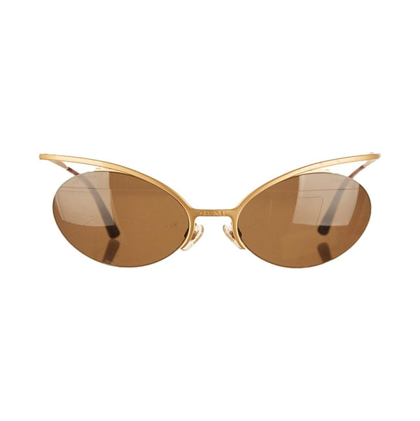 Chanel Gold Wire Logo Sunglasses