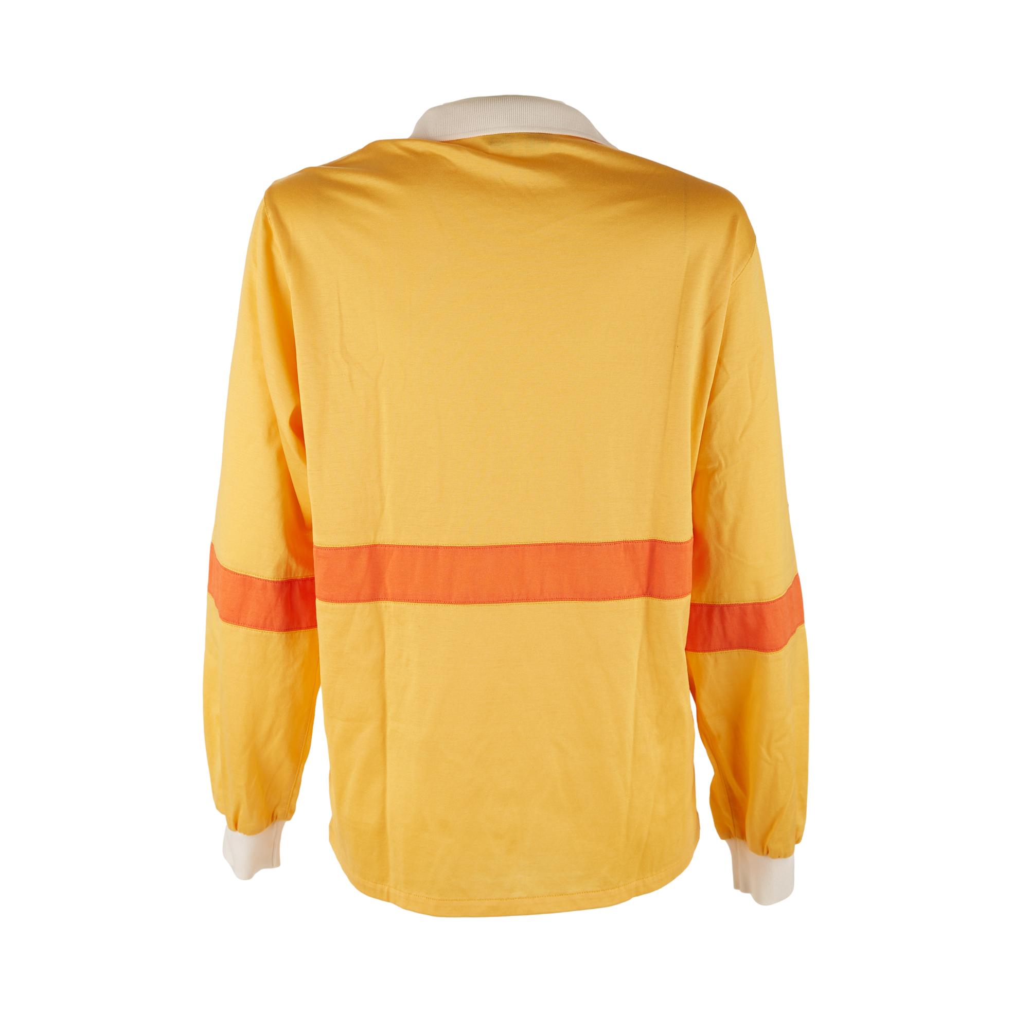 Dior Yellow Logo Rugby Top