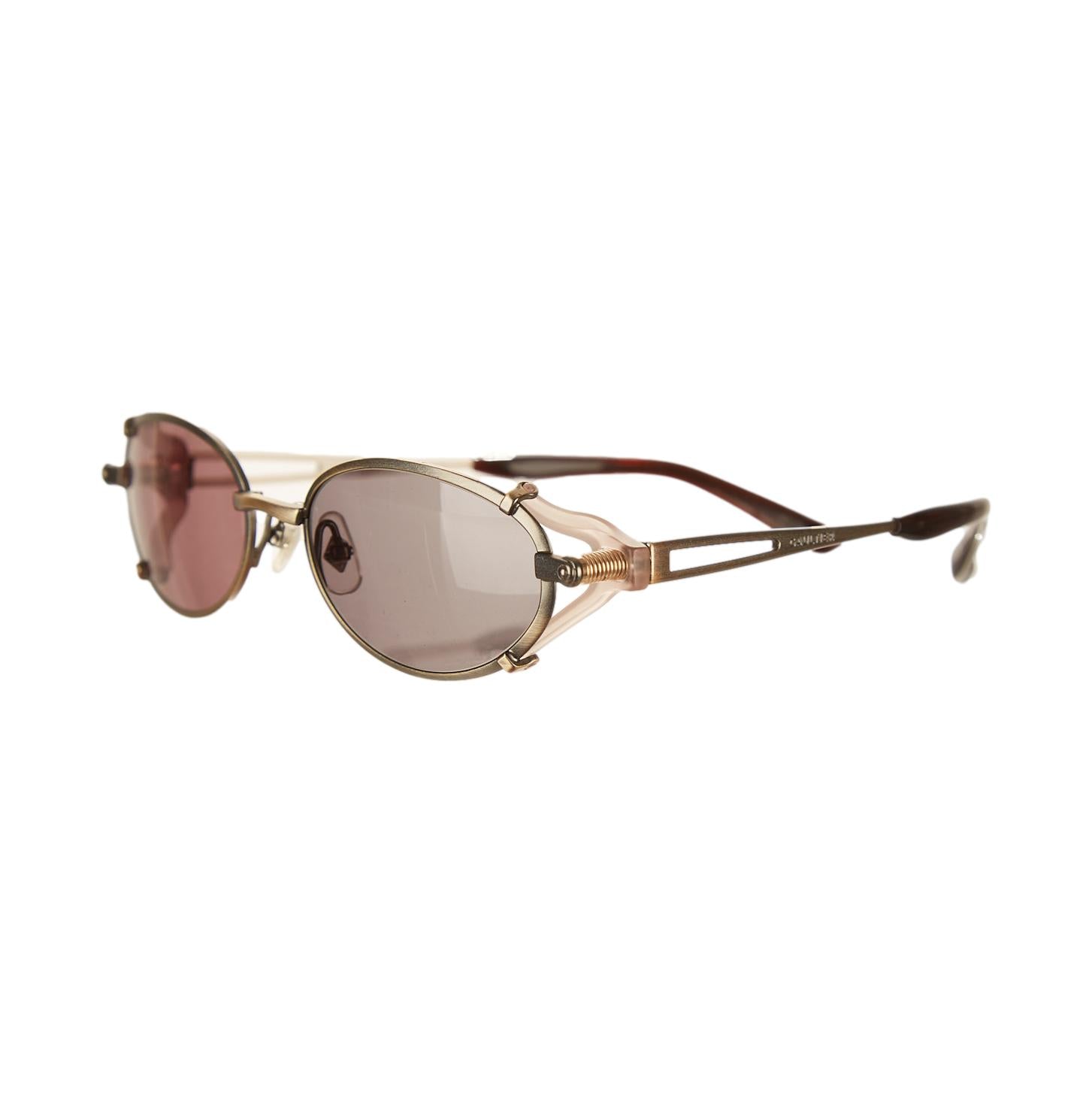 Jean Paul Gaultier Gun Metal Spring Sunglasses