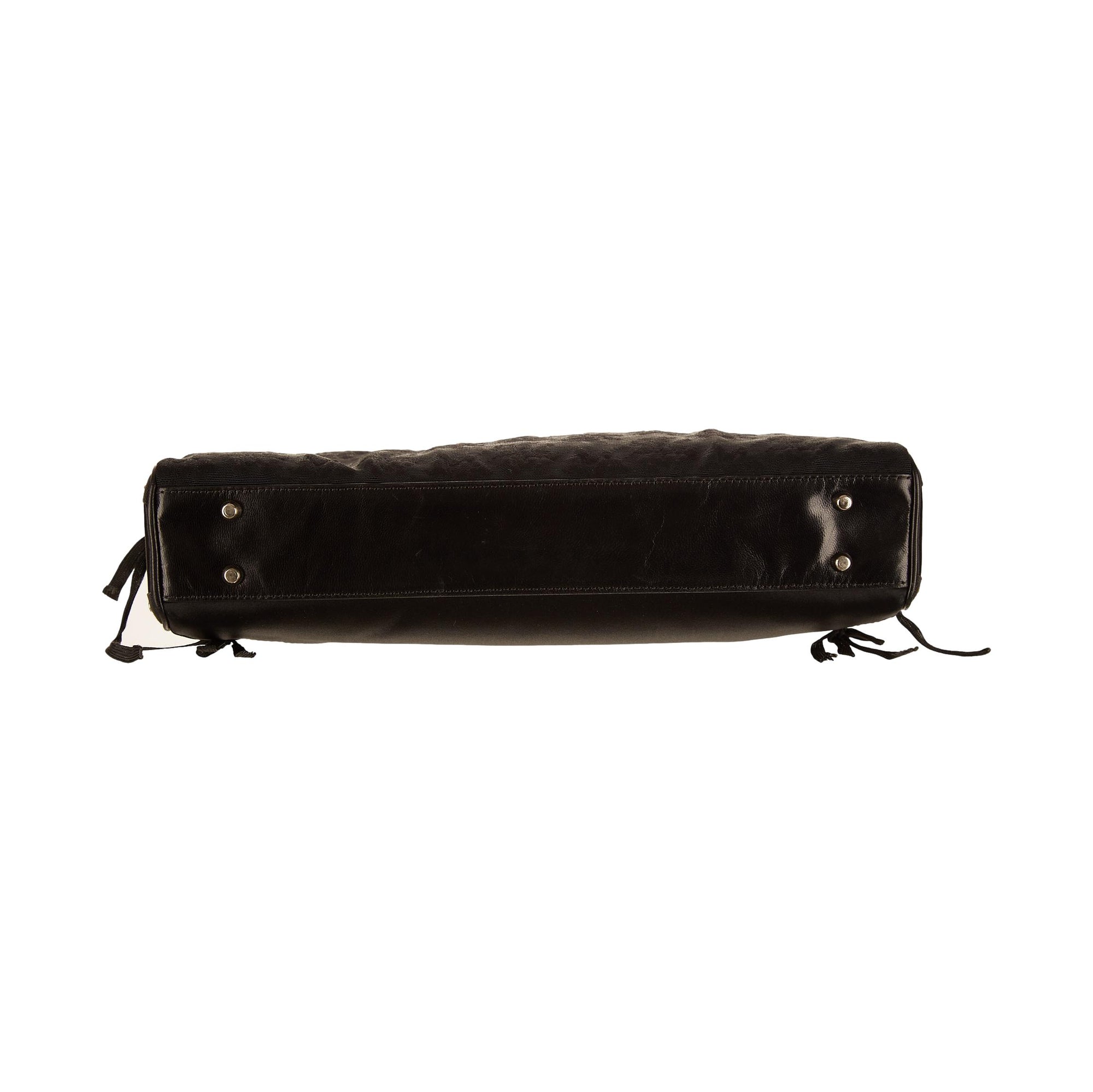 Galliano Black Lace Shoulder Bag