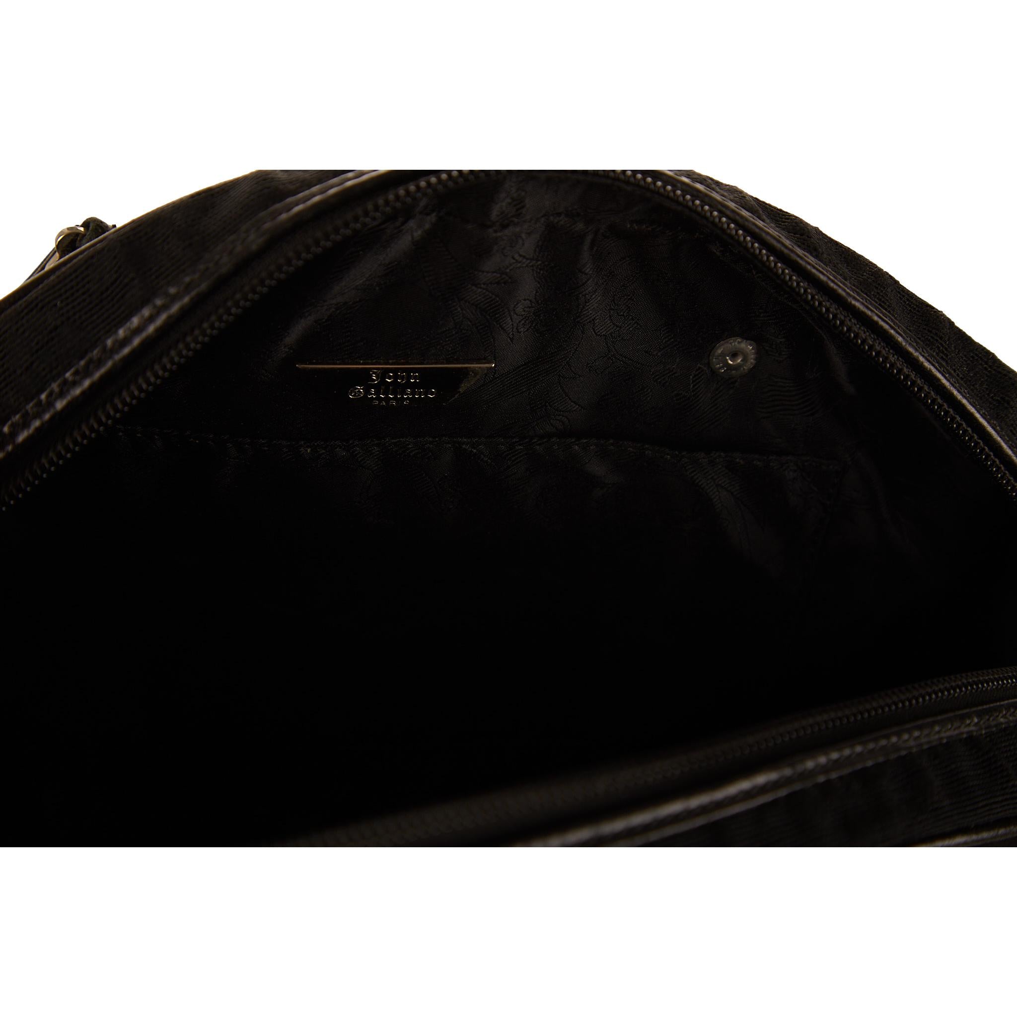 Galliano ハンドバッグ ブラック Galliano Black Lace Shoulder Bag – Treasures of NYC