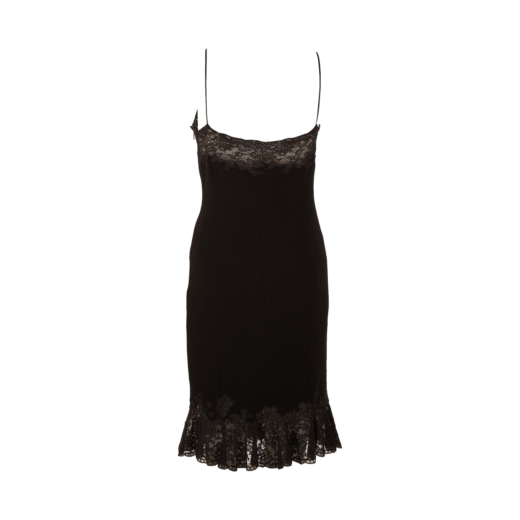 Dior Black Floral Lace Dress Treasures of NYC Dior Black Floral Lace Dress Treasures of NYC