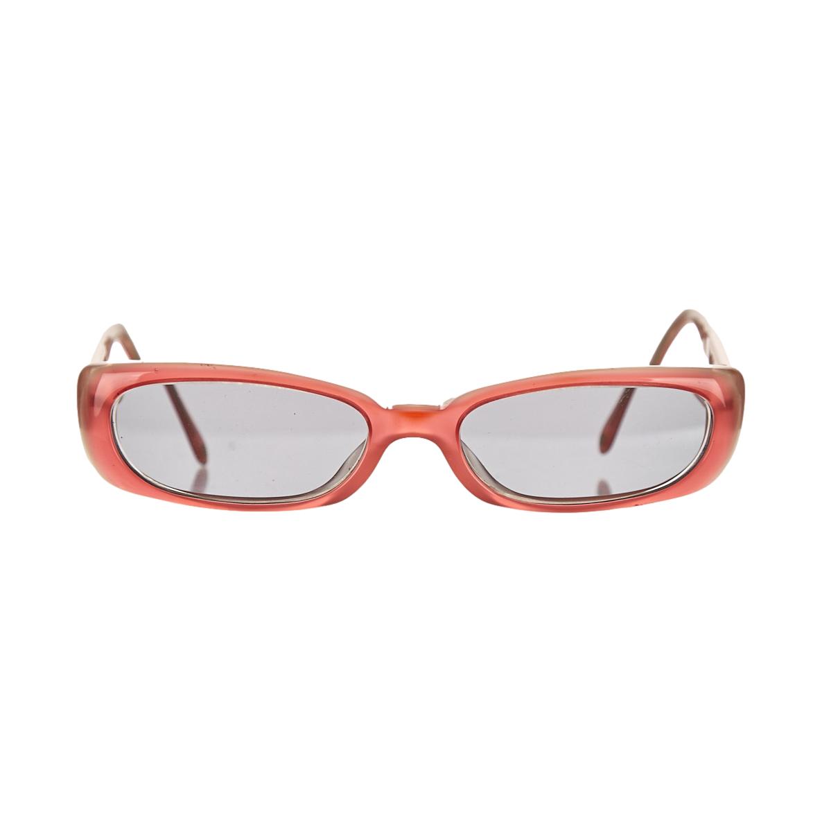 Chanel Pink Logo Micro Sunglasses
