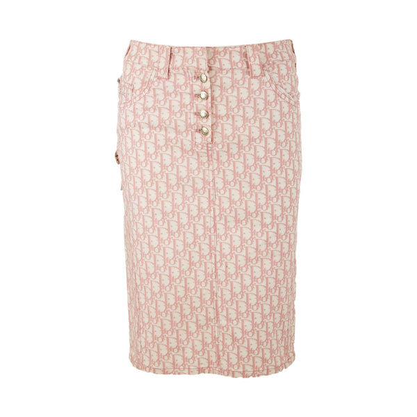Dior Pink Logo Skirt
