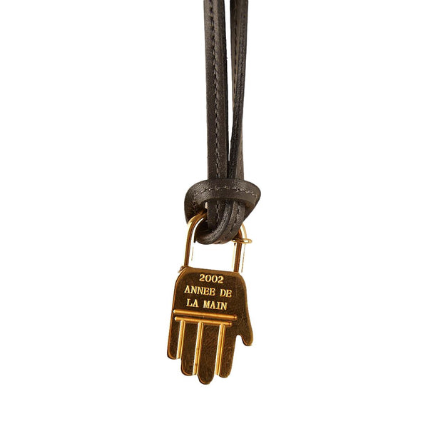Hermes Gold Hand Necklace