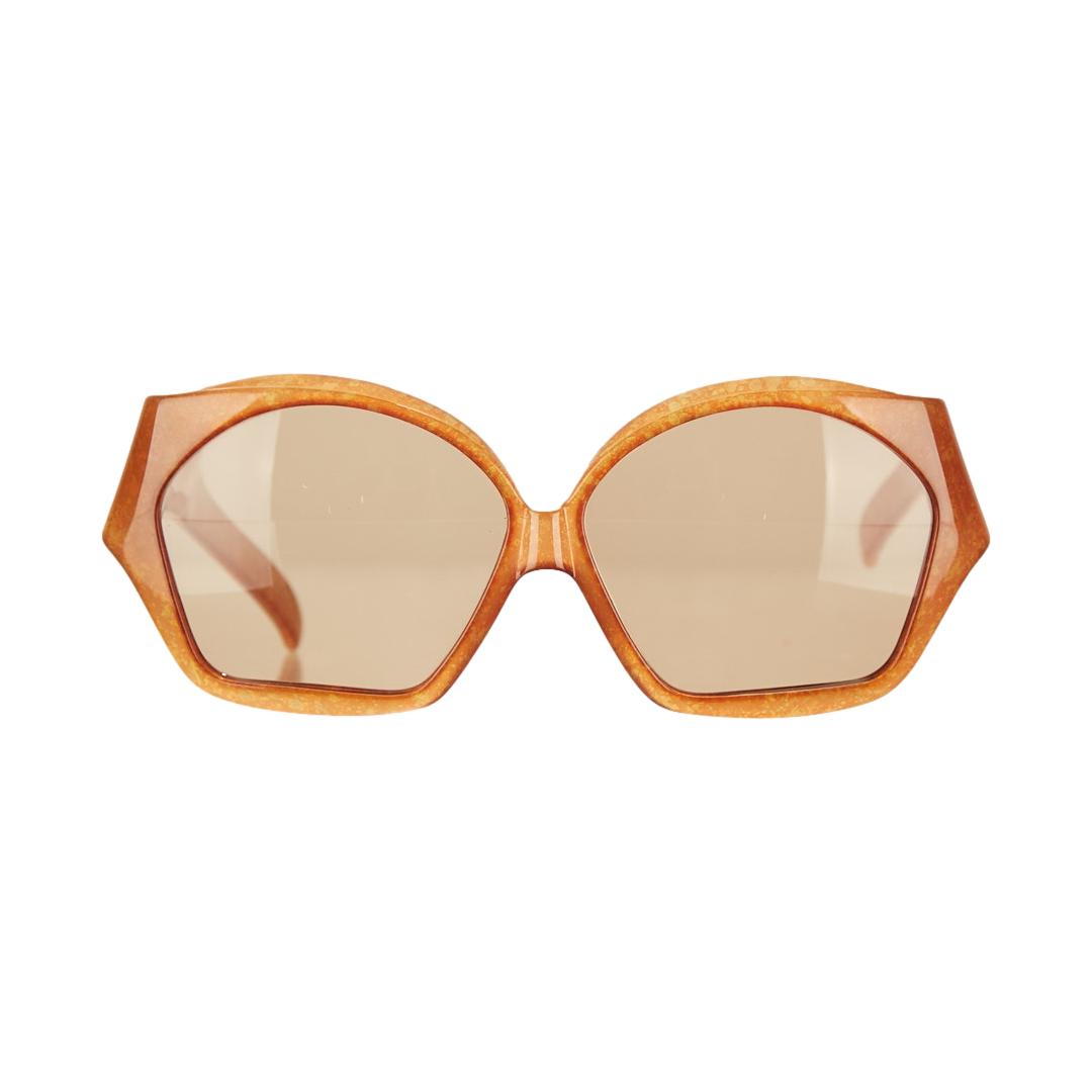 Chanel Brown Jumbo Logo Sunglasses Sunglasses
