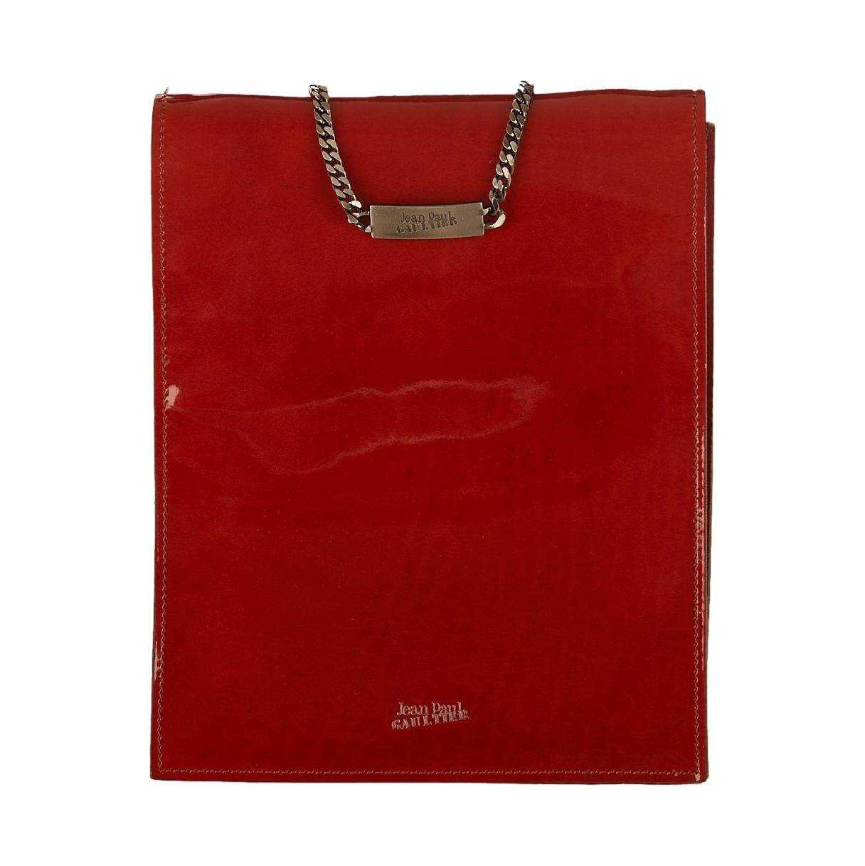 Jean Paul Gaultier Red Chain Shoulder Bag