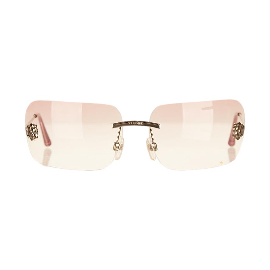 Chanel Pink Rimless Flower Sunglasses – Treasures of NYC