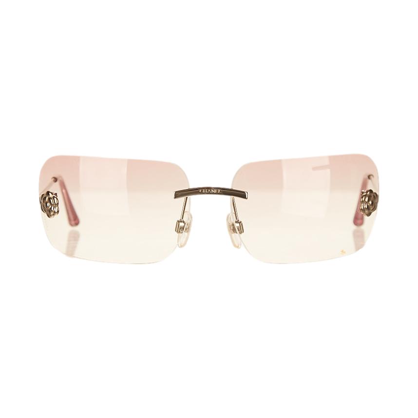 2000s Chanel Pink Ombre Sunglasses