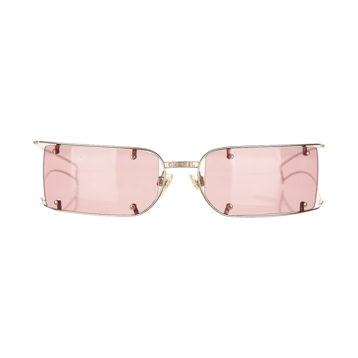 Chanel Pink Wire Sunglasses