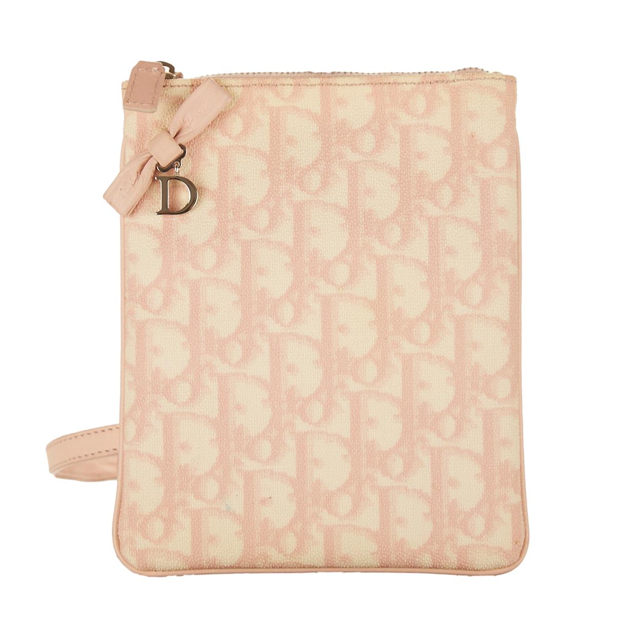Dior Pink Logo Mini Shoulder Bag