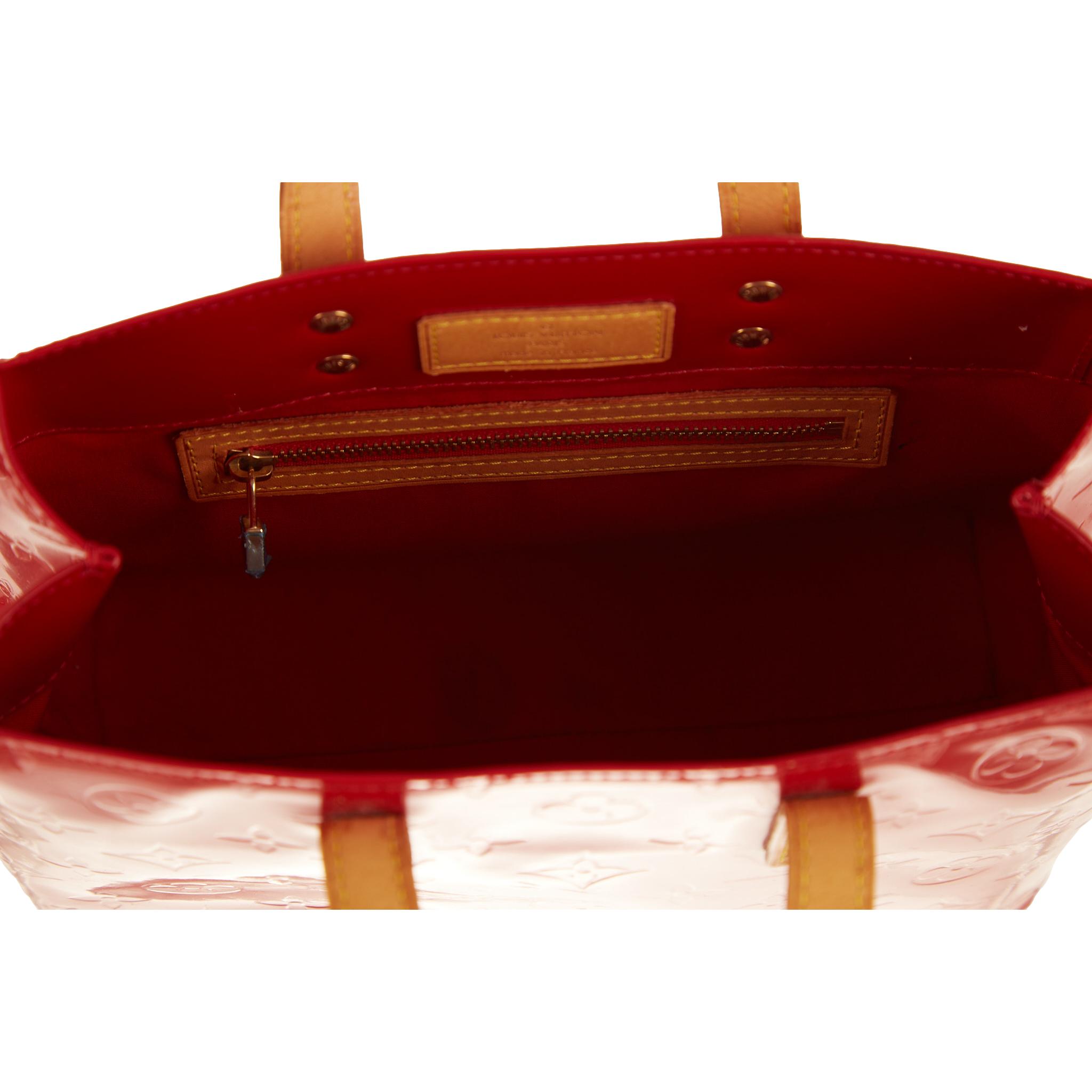 Vintage Louis Vuitton Red Monogram Vernis Top Handle Bag – Treasures of NYC