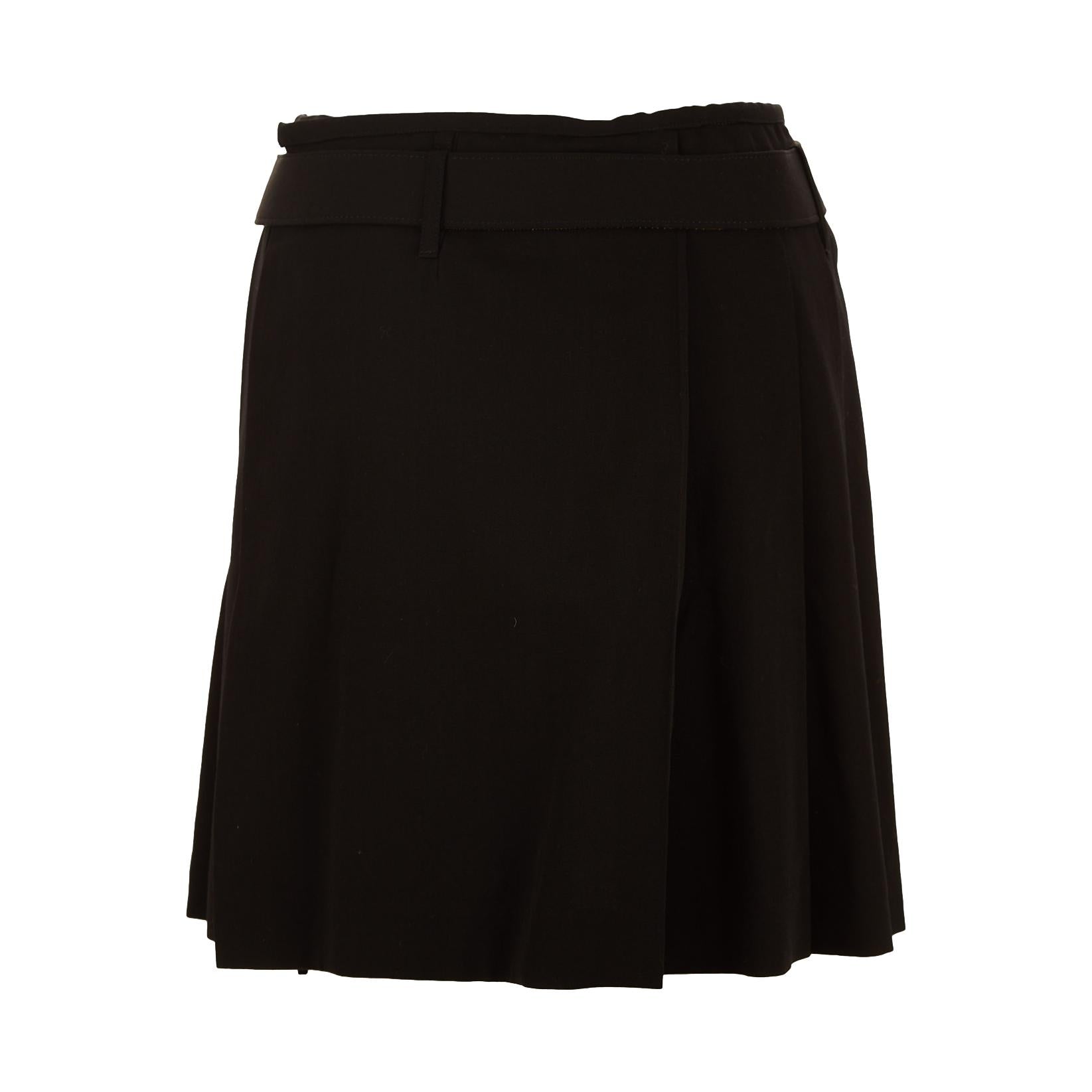 Jean Paul Gaultier Black Belted Skirt