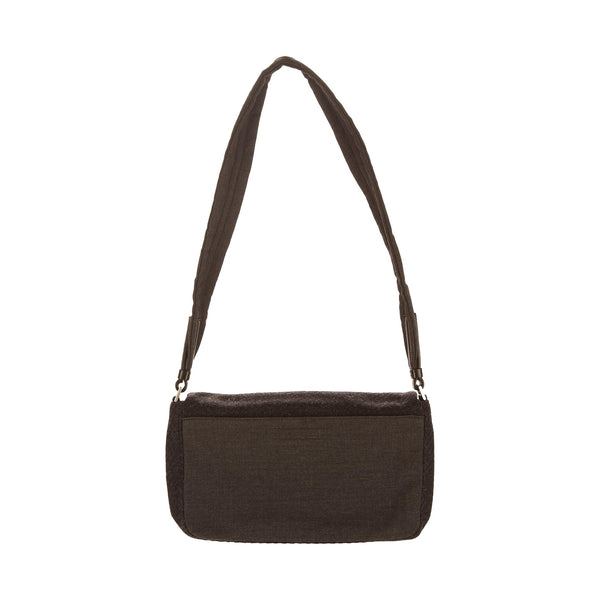 Prada Black Wool Shoulder Bag