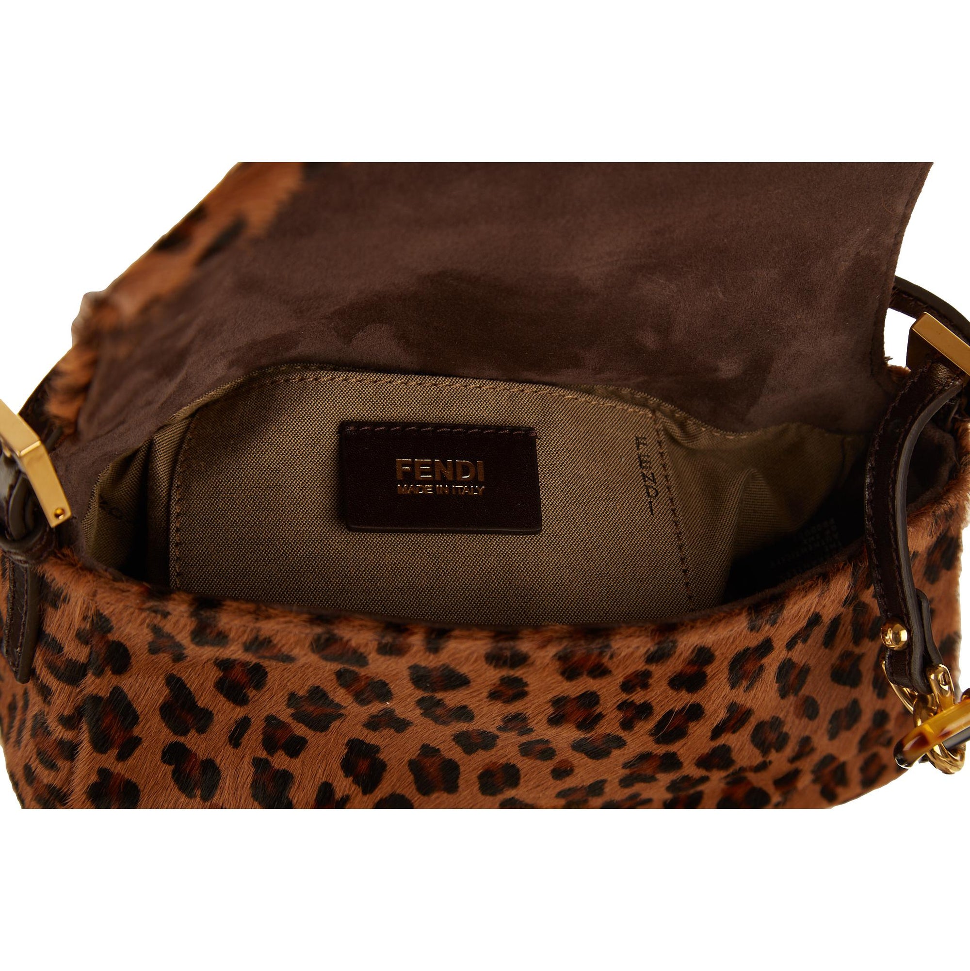 Fendi Cheetah Print Mini Shoulder Bag