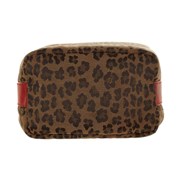 Fendi Cheetah Print Mini Top Handle Bag
