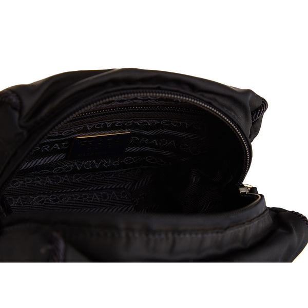 Prada Black Beaded Mini Shoulder Bag