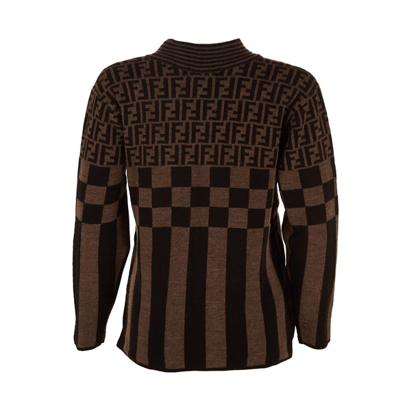 Fendi Grey Logo Sweater