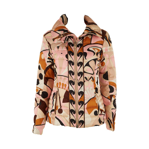 Pucci Pink Print Puffer Jacket