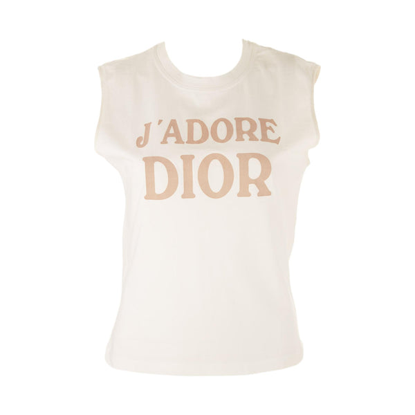 Dior White J'Adore Tank