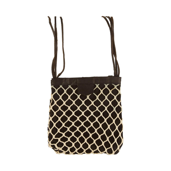 Jean Paul Gaultier Black Netted Shoulder Bag