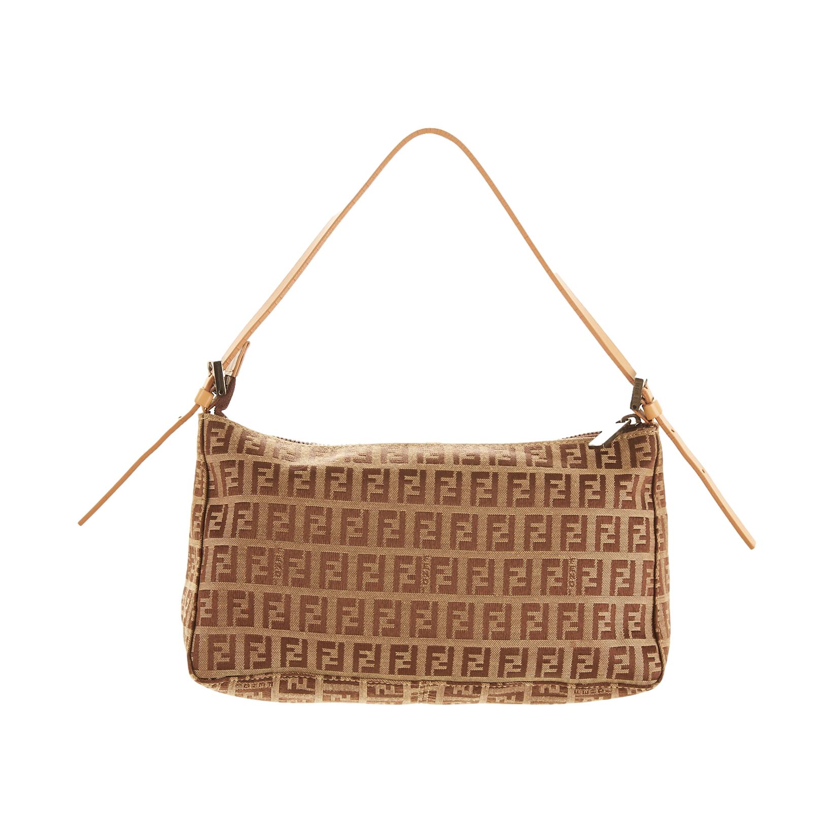 Fendi Beige Logo Shoulder Bag – Treasures of NYC Fendi Beige Logo Shoulder Bag – Treasures of NYC