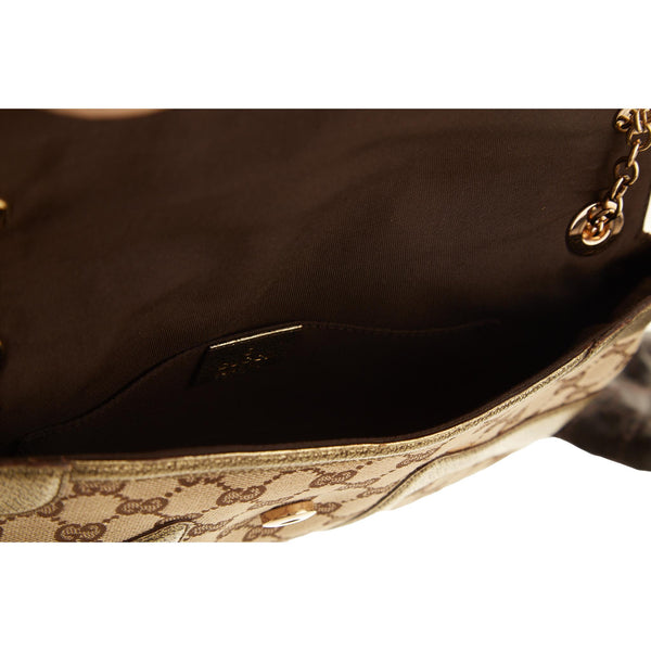 Gucci Gold Dragon Chain Shoulder Bag