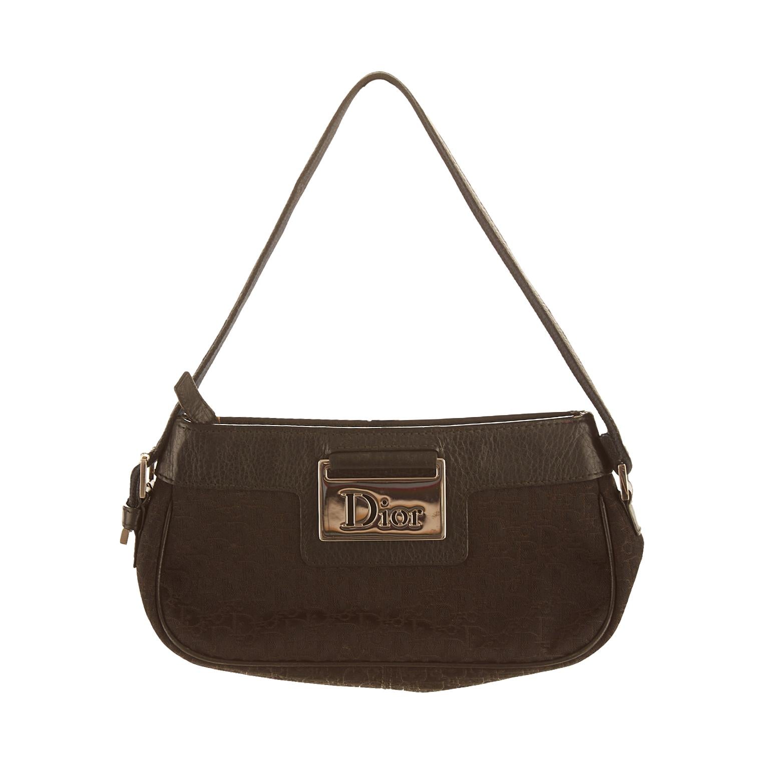 Dior Black Logo Mini Shoulder Bag