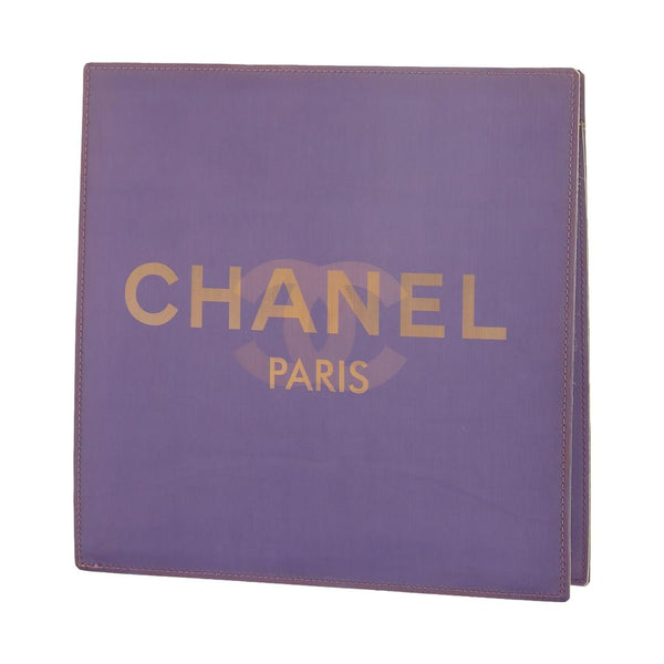Chanel Purple Holographic Logo Shoulder bag