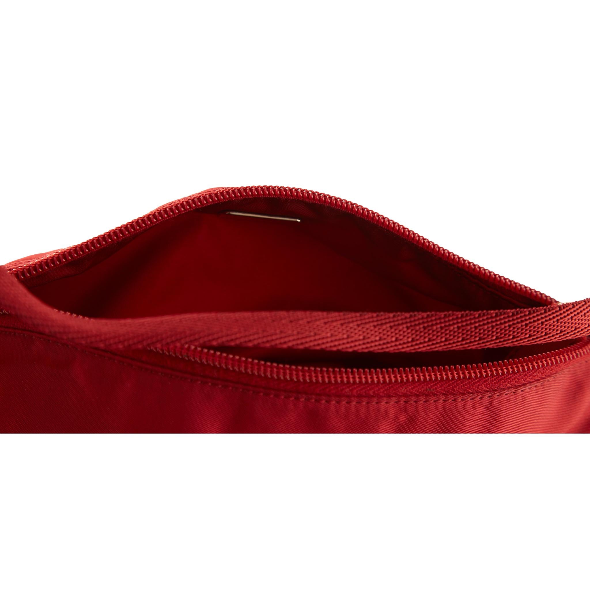 Vintage Prada Red Nylon Mini Shoulder Bag – Treasures of NYC