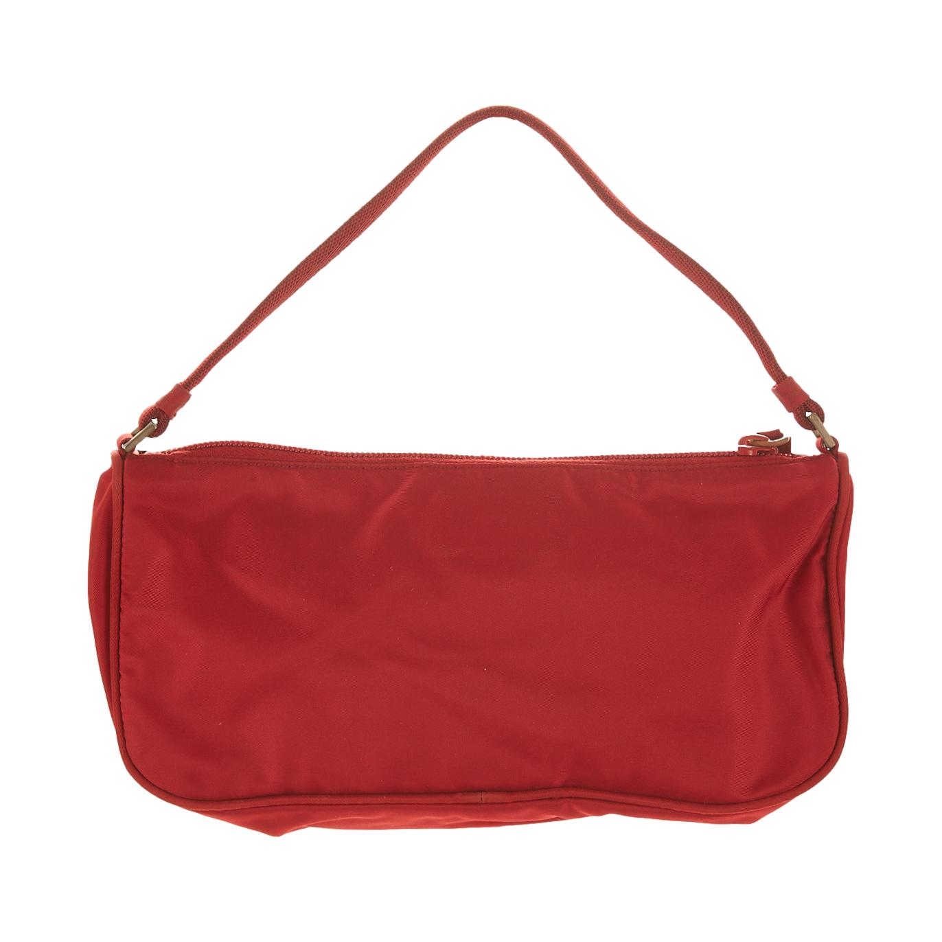 Prada Red Nylon Mini Shoulder Bag – Treasures of NYC