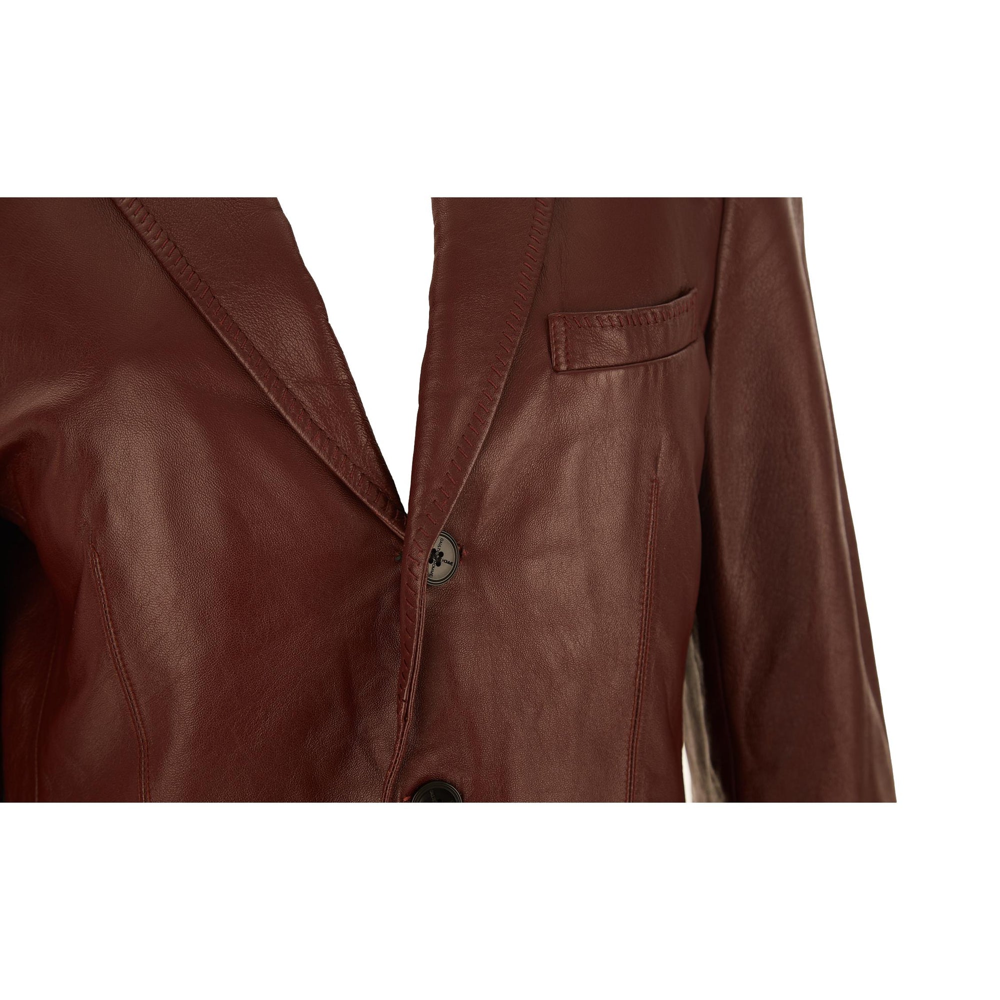 Jean Paul Gaultier Brown Leather Jacket