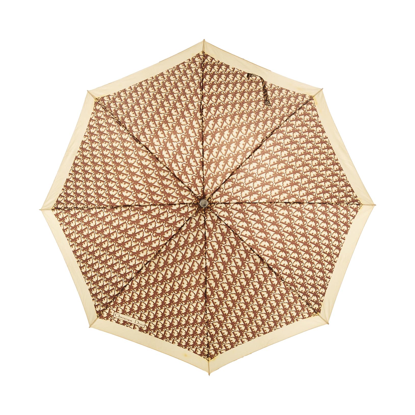 Dior Beige Logo Umbrella