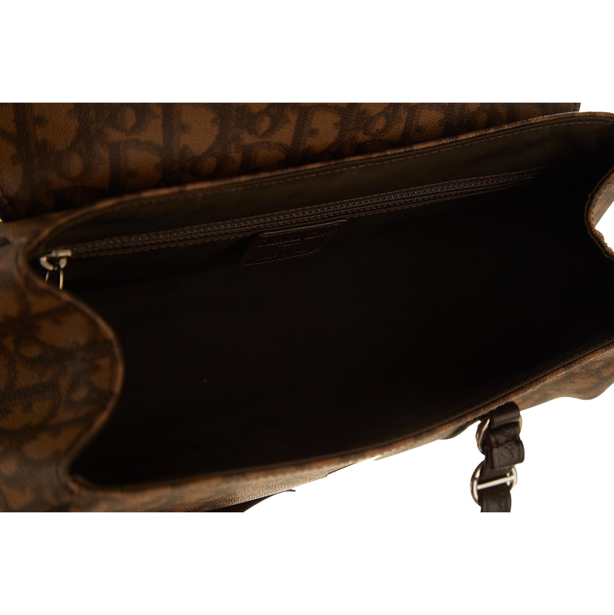 Dior Brown Logo Shoulder Bag