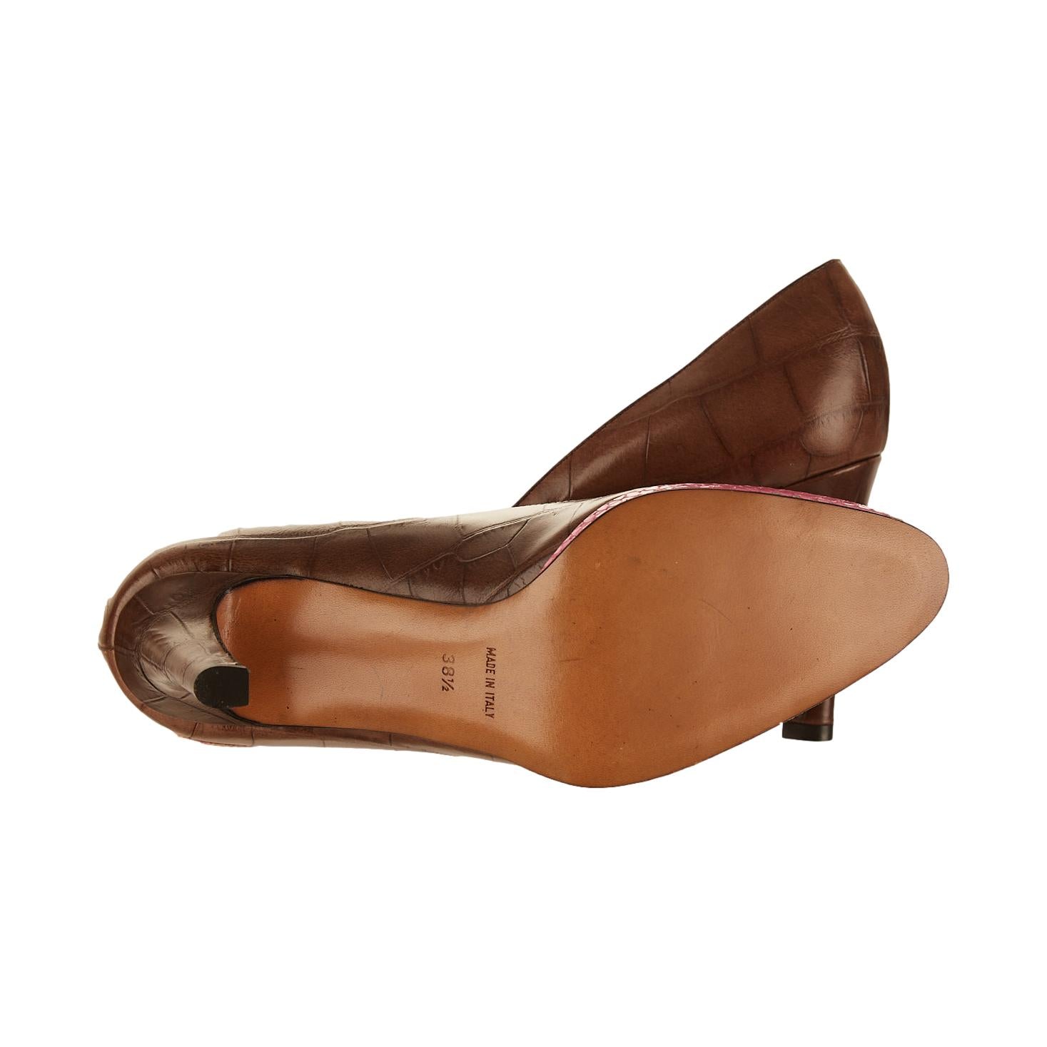 Dior Brown Bow Heel
