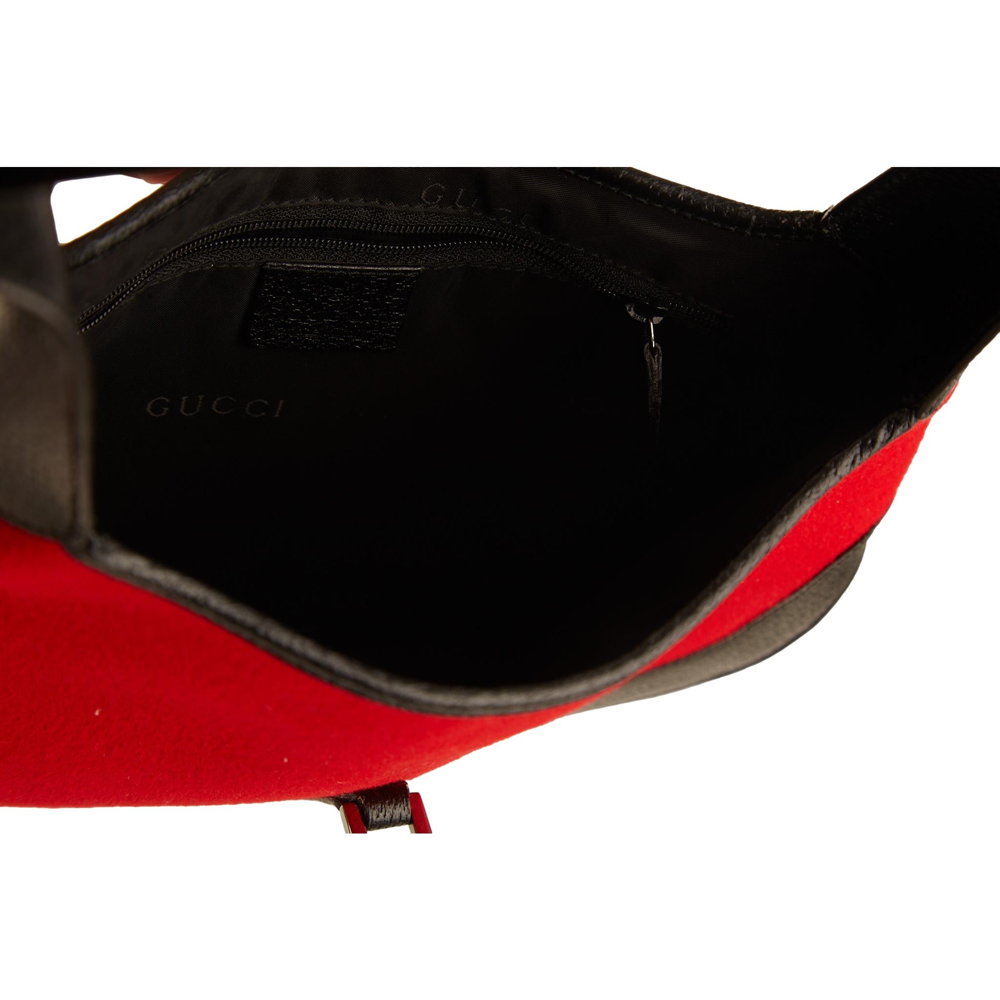 Gucci Red Felt Jackie Bag – Treasures of NYC