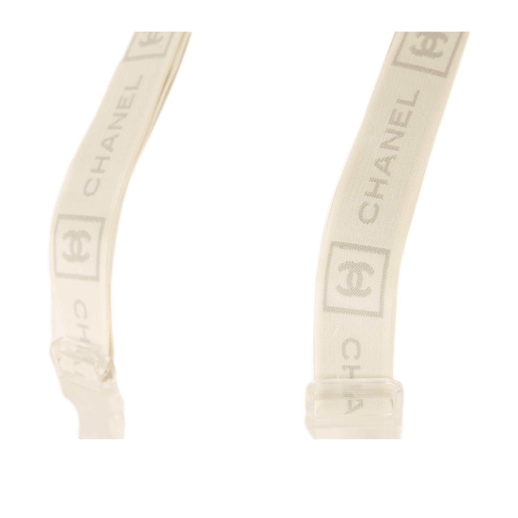Chanel White Logo Ski Overalls