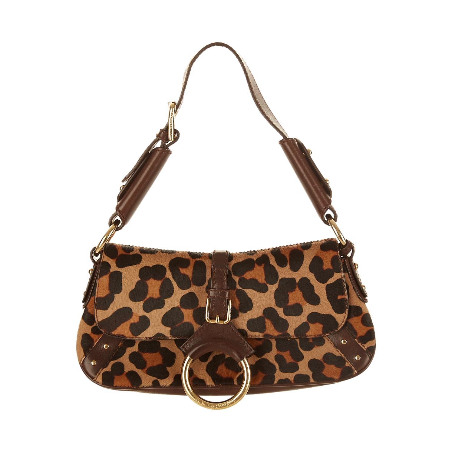 Dolce & Gabbana Cheetah Print Shoulder Bag