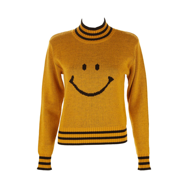 Moschino Yellow Smiley Face Sweater