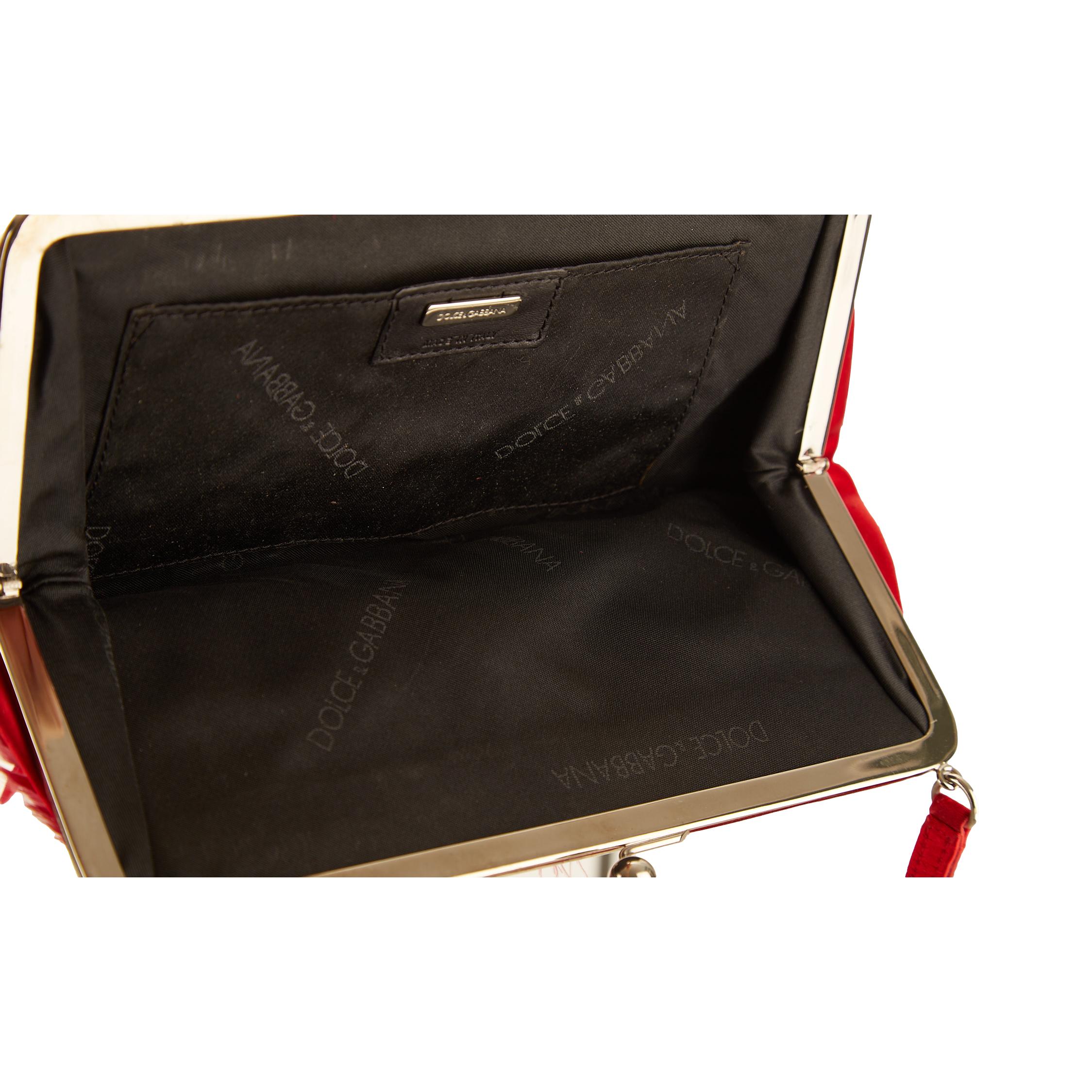 Dolce & Gabbana Red Feather Bag – Treasures of NYC