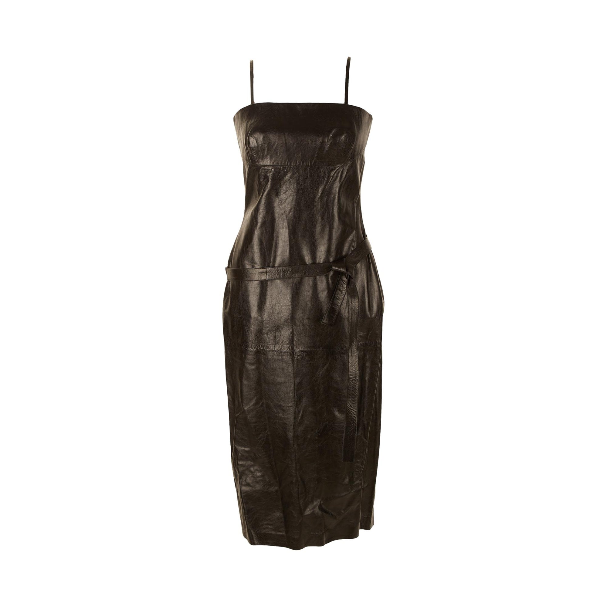 Gucci Black Leather Dress Gucci Black Leather Dress