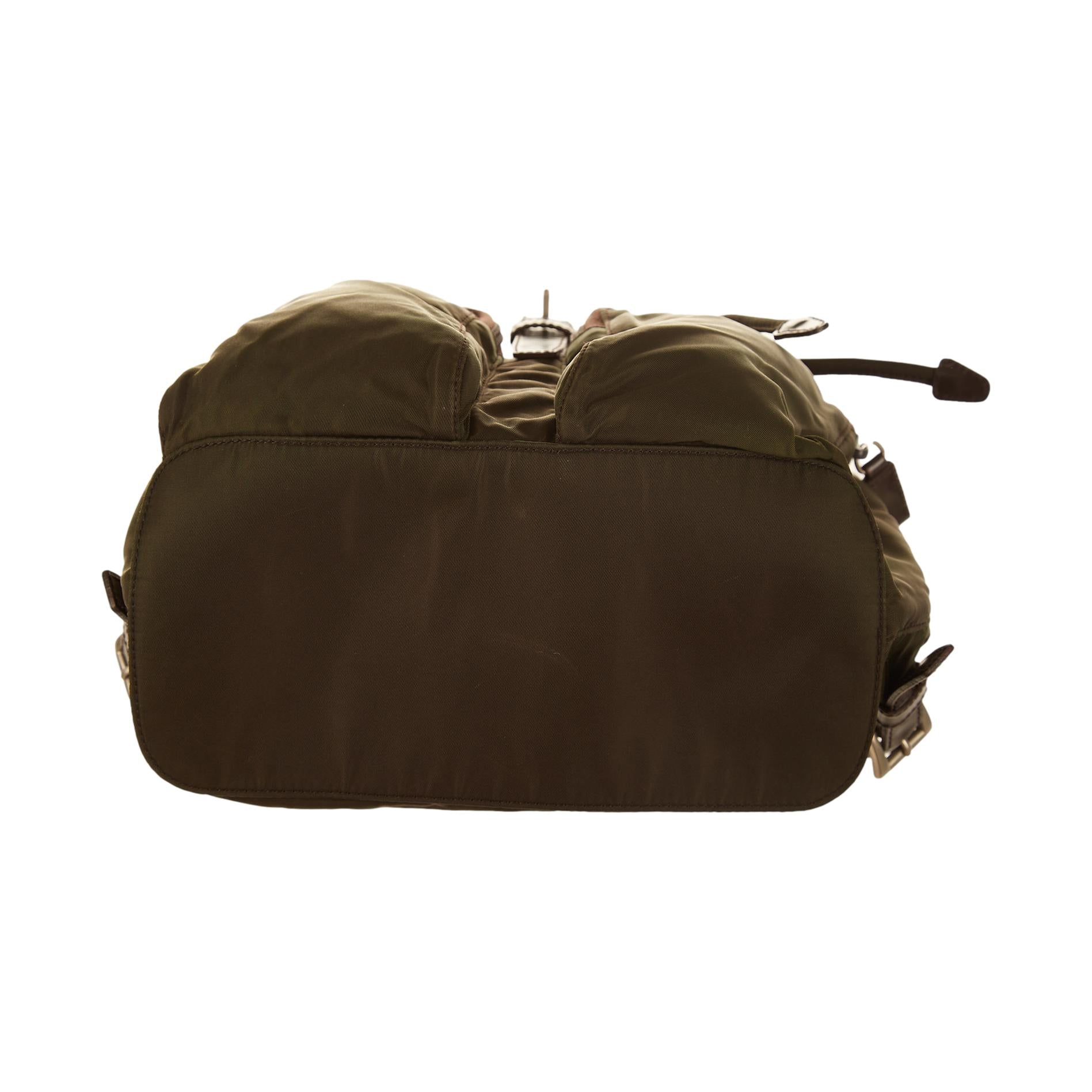 Prada Green Nylon Backpack – Treasures of NYC