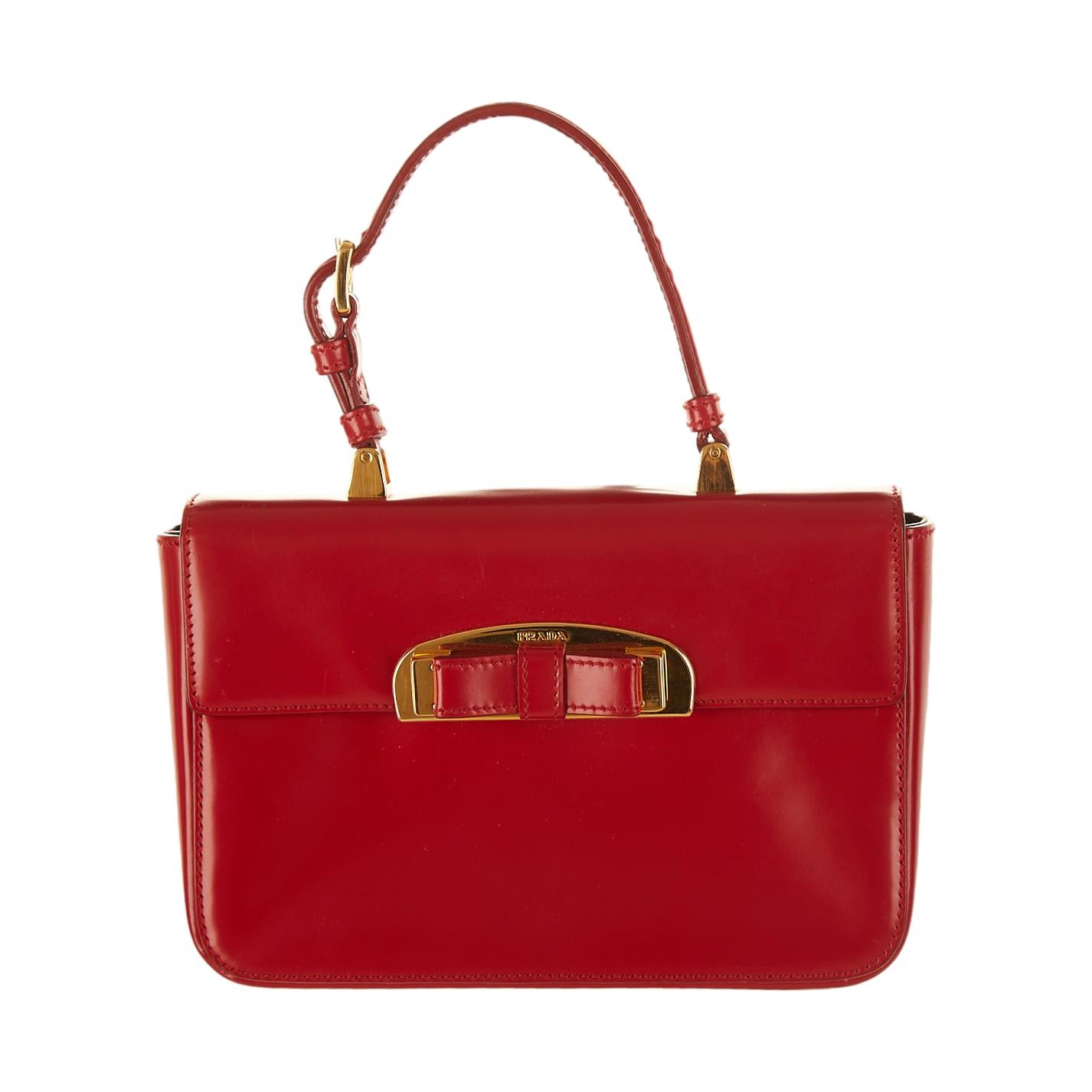 Prada Red Mini Top Handle Bag – Treasures of NYC